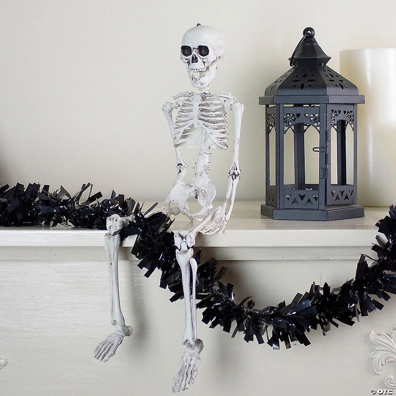 20" Jointed Skeleton Hanging Halloween Decoration