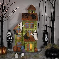 20" LED Lighted Ghostly Haunted House Halloween Decoration