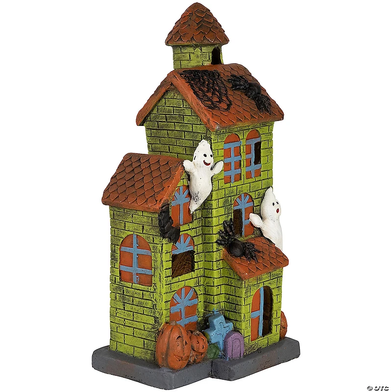 20" LED Lighted Ghostly Haunted House Halloween Decoration