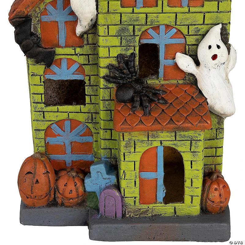 20" LED Lighted Ghostly Haunted House Halloween Decoration