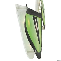 20" Lighted Green Eyes Halloween Window Silhouette Decoration