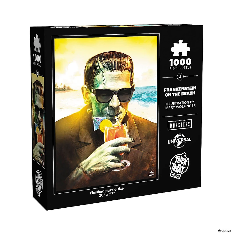 20" x 27" Frankenstein™ at the Beach 1000 Piece Puzzle