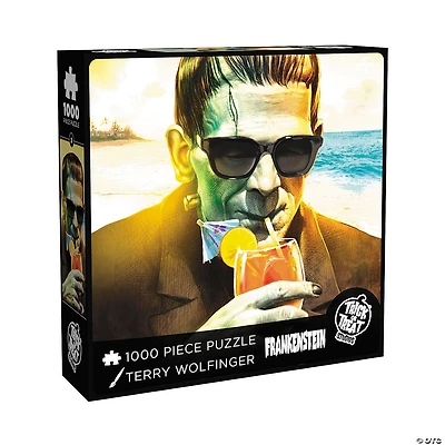 20" x 27" Frankenstein™ at the Beach 1000 Piece Puzzle