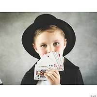 20" x 5" Kids Classic Black Plastic Top Hats - 12 Pc.