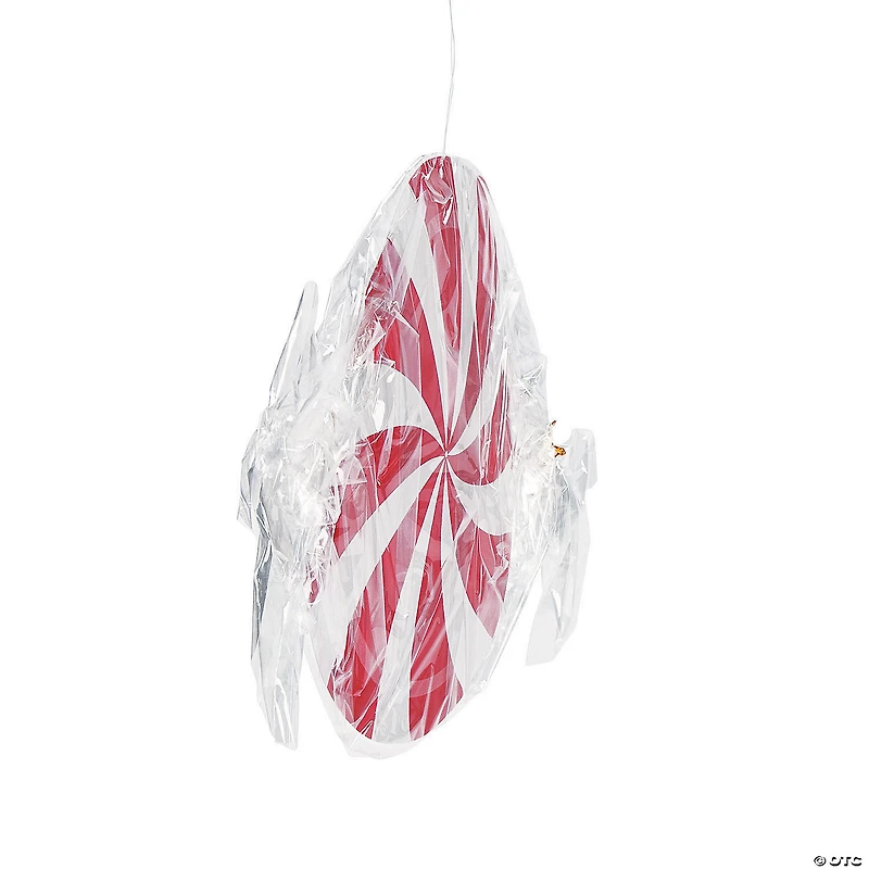 21" Peppermint Swirl Paper Ceiling Decorations - 3 Pc.