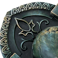 21" Tombstone with 3D Skull Halloween Decoration