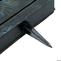 21" Tombstone with 3D Skull Halloween Decoration