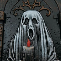 21" Tombstone with Ghost Holding a Candle Halloween Decoration