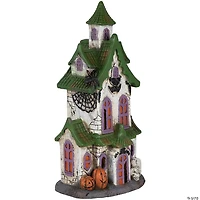 22.75" LED Lighted Haunted House Halloween Decoration
