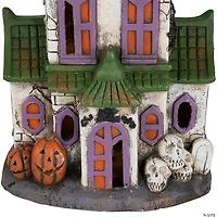22.75" LED Lighted Haunted House Halloween Decoration