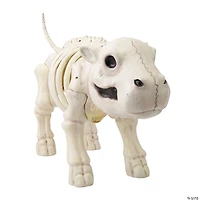 22" Standing Hippo Skeleton Halloween Decoration