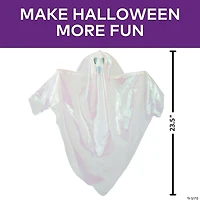 23 1/2" Hanging White Ghost Halloween Decoration