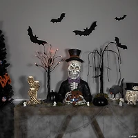 23.5" LED Lighted Skeleton with Jack-O-Lantern Halloween Decoration