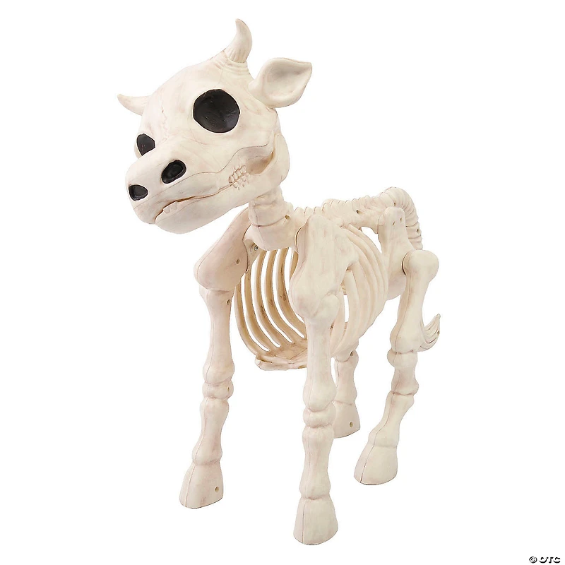 23" Standing Cow Skeleton Halloween Decoration