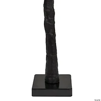 24" LED Lighted Black Halloween Twig Tree - Warm White Lights