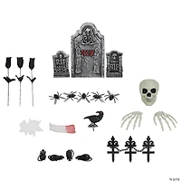 24-Piece Tombstone Set Outdoor Halloween Decoration
