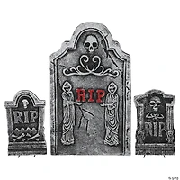 24-Piece Tombstone Set Outdoor Halloween Decoration