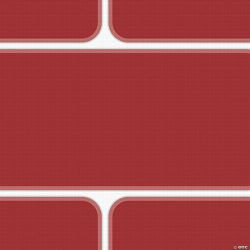 24" x 10 Ft. Red Brick Polyester Aisle Runner