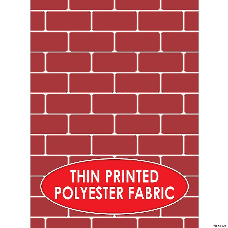 24" x 10 Ft. Red Brick Polyester Aisle Runner