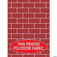 24" x 10 Ft. Red Brick Polyester Aisle Runner
