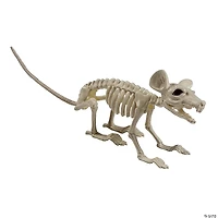 24" x 7" Plastic Rat Skeleton Halloween Tabletop Decoration