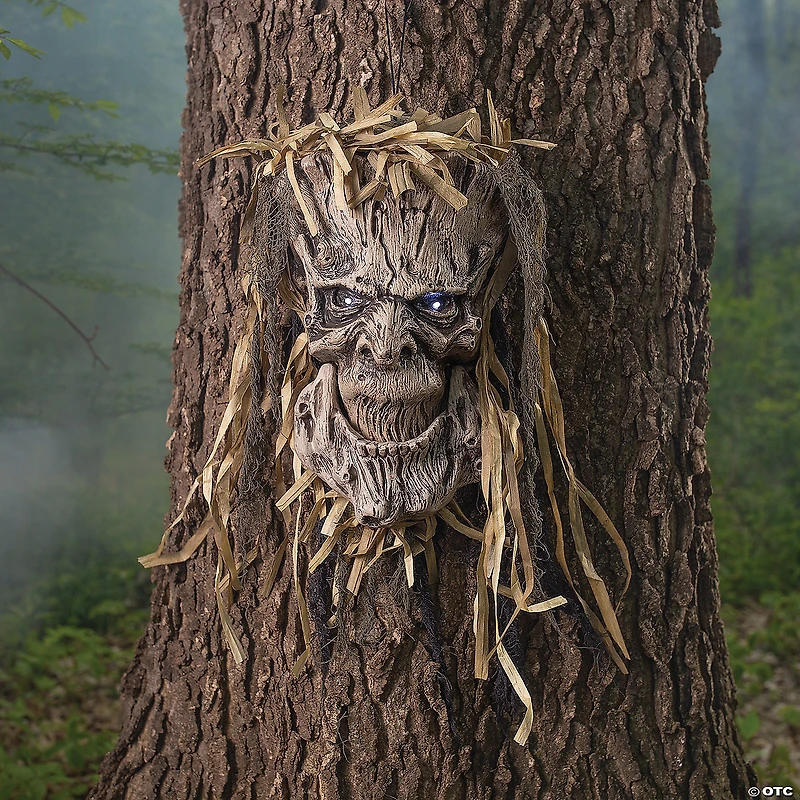 26" Animated Talking Tree Face Halloween Decoration