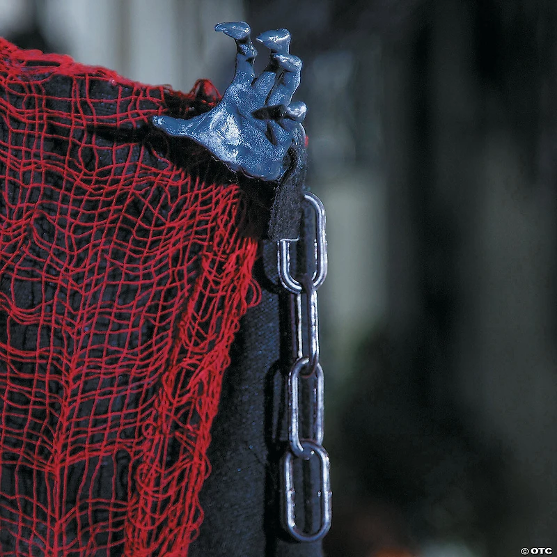 27 1/2" Hanging Red & Black Devil Halloween Decoration
