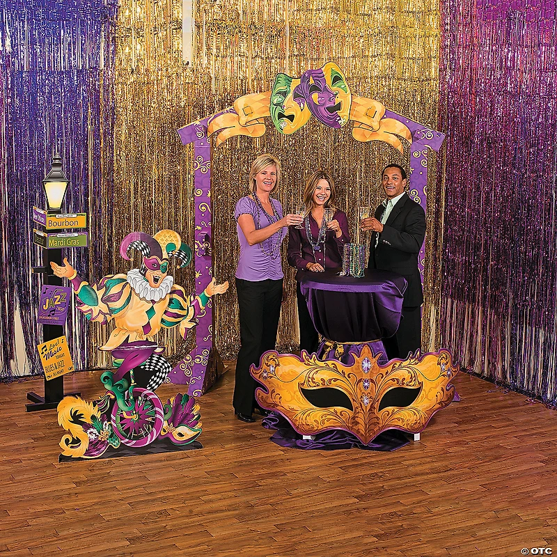 27" Masquerade Mask Cardboard Cutout Stand-Up