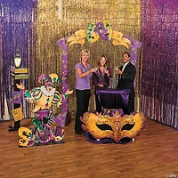 27" Masquerade Mask Cardboard Cutout Stand-Up