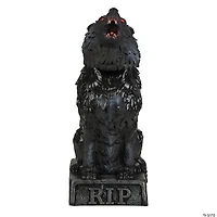 28" Animated Zombie Wolf Halloween Decoration