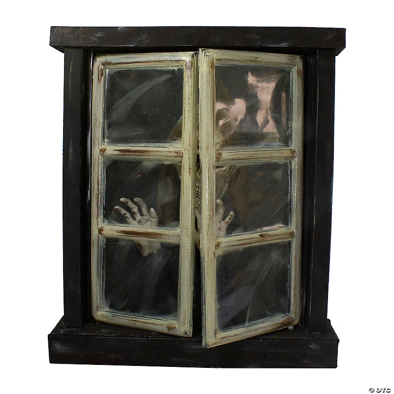 29" Lighted and Animated Opening Window Halloween Decoration