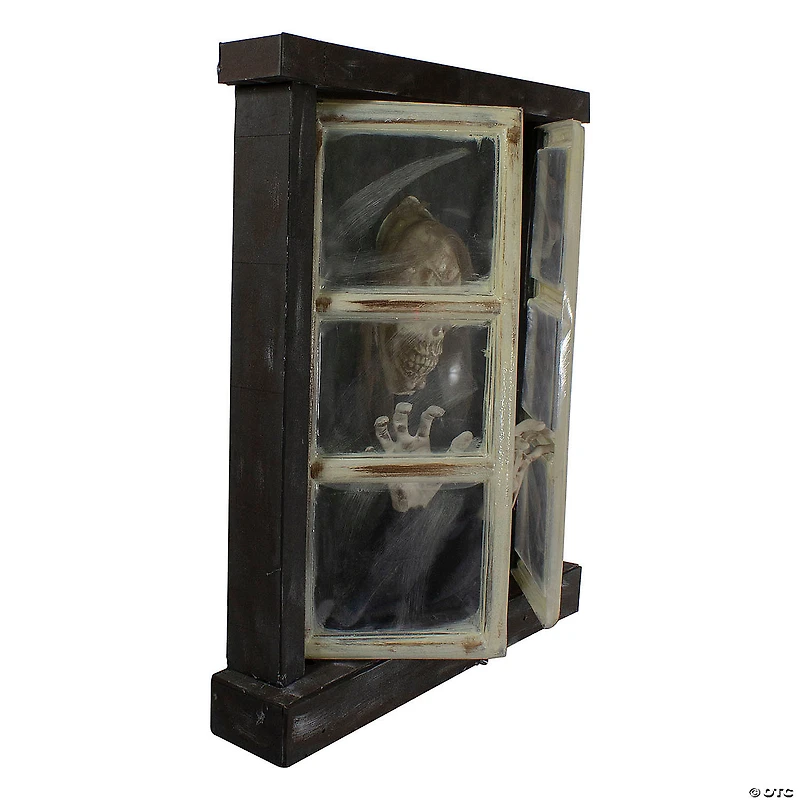 29" Lighted and Animated Opening Window Halloween Decoration