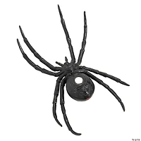 3 1/2" Magnetic Black Widow Spiders - 12 Pc.