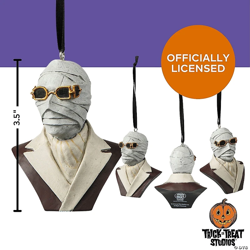 3 1/2" Universal Classic Monsters The Invisible Man™ Mini Bust Collectible Ornament
