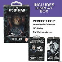 3 1/4" Chaney Entertainment’s The Wolf Man™ Mini Bust Collectible Ornament