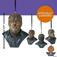 3 1/4" Chaney Entertainment’s The Wolf Man™ Mini Bust Collectible Ornament