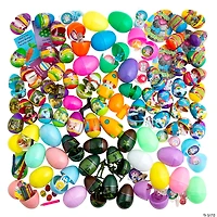 3" Bulk 1000 Pc. Toy-Filled Plastic Easter Egg Assortment