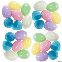 3" Bulk 144 Pc. Pastel Plastic Easter Eggs