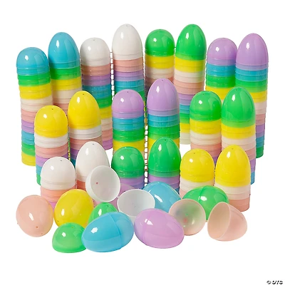 3" Bulk 144 Pc. Pastel Plastic Easter Eggs
