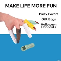 3" Bulk 72 Pc. Halloween Skeleton & Monster Plastic Fingers