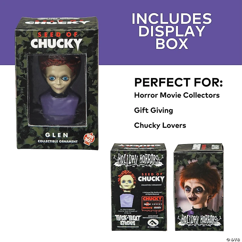 3" Child’s Play: Seed of Chucky™ Glen Bust Resin Collectible Ornament