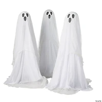 3 ft. Glowing Face Ghost Trio