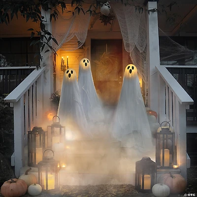 3 ft. Glowing Face Ghost Trio