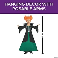 3 Ft. Hocus Pocus™ Winifred Sanderson Medium Posable Hanging Halloween Decoration