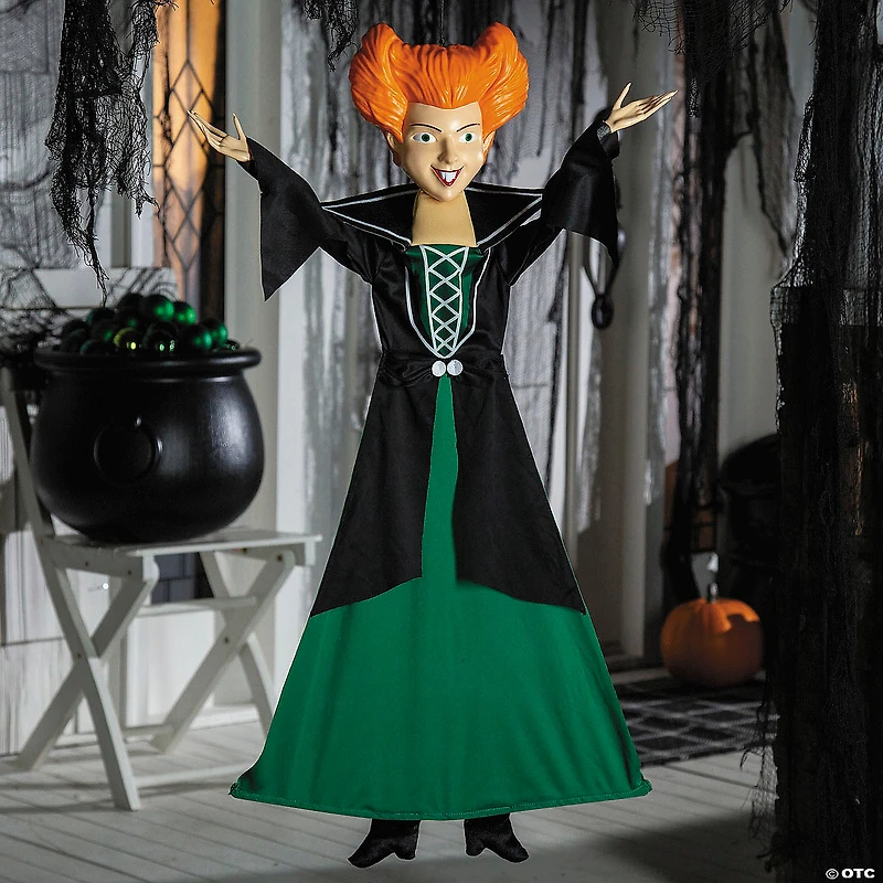 3 Ft. Hocus Pocus™ Winifred Sanderson Medium Posable Hanging Halloween Decoration