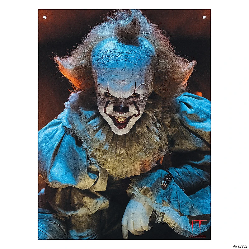 3 Ft. x 4 Ft. IT Pennywise™ the Clown Polyester Window Backdrop