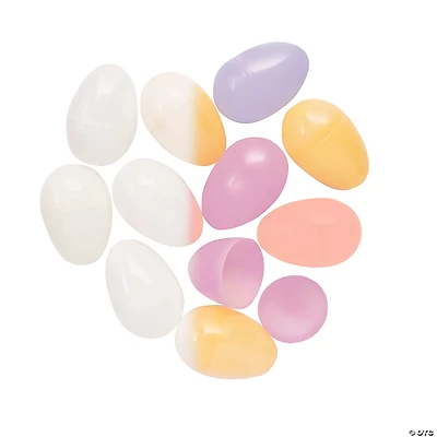 3" UV Light Color-Changing Plastic Easter Eggs - 48 Pc.