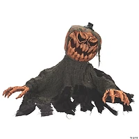 30" Animated Pumpkin Groundbreaker Halloween Decoration