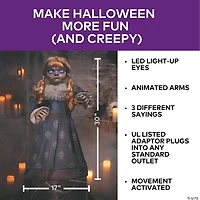 30" Ominous Sally Character Halloween Decoration
