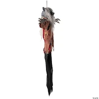 31 1/2" x 47 1/4" Hanging Animated Tattered Werewolf Halloween Decoration
